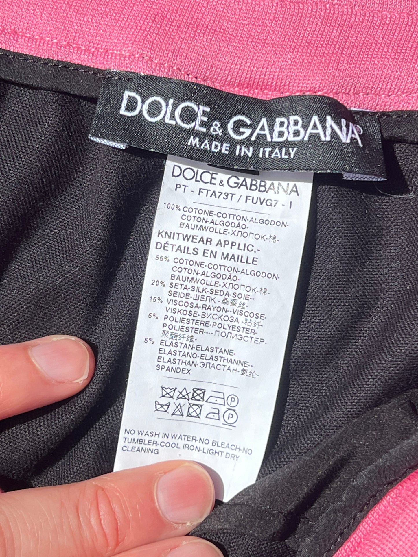 Dolce & Gabbana velvet track pants
