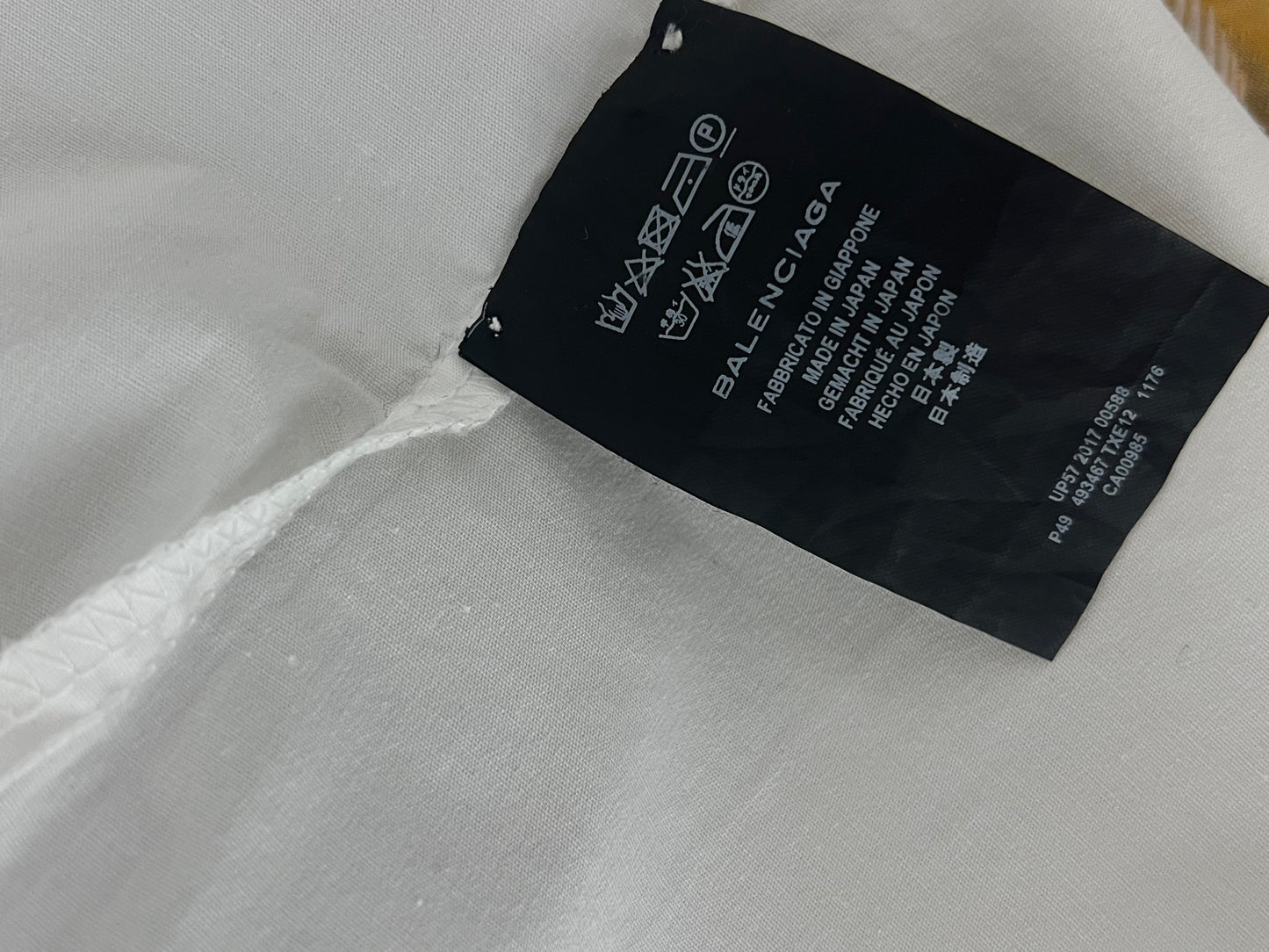 Balenciaga ruffled cotton blouse