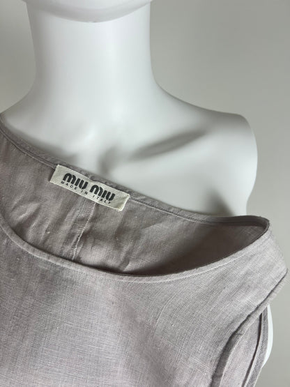 Miu Miu Linen Mini Dress