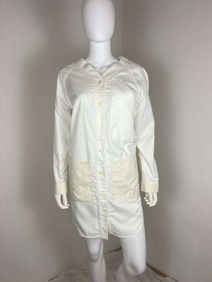 Balenciaga Paris ivory shirt dress