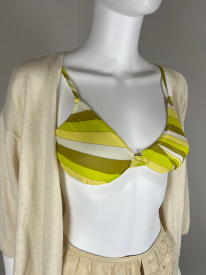 EMILIO PUCCI – Silk Stripe Bra Top
Circa 2005–2007