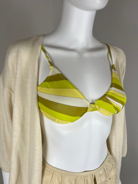 EMILIO PUCCI – Silk Stripe Bra Top
Circa 2005–2007