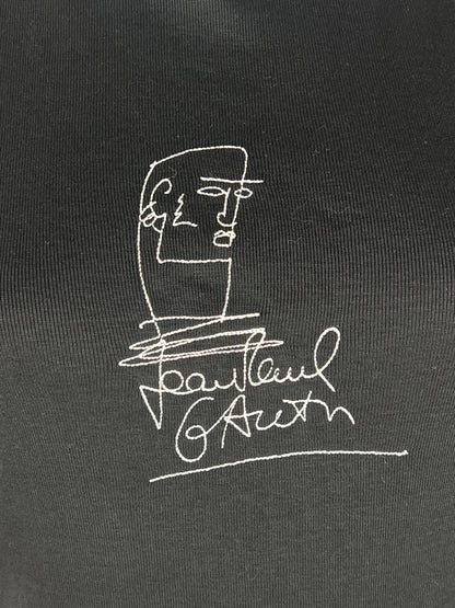 Jean Paul Gaultier Signature Face Jersey Maxi Dress