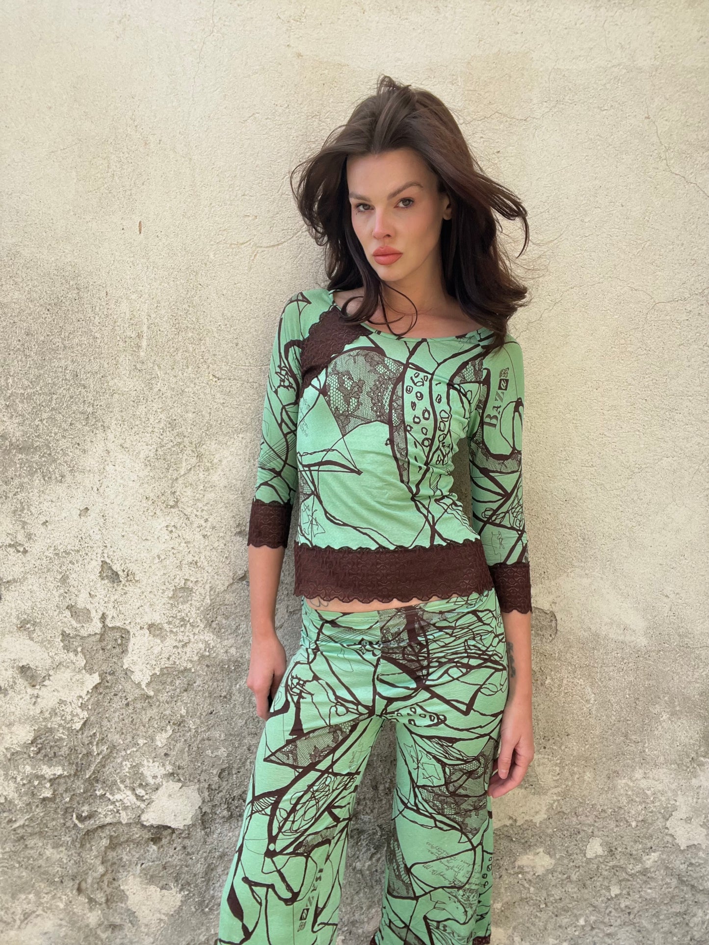 CHRISTIAN LACROIX – BAZAR
Printed Lace Trim Set
Spring/Summer 1999