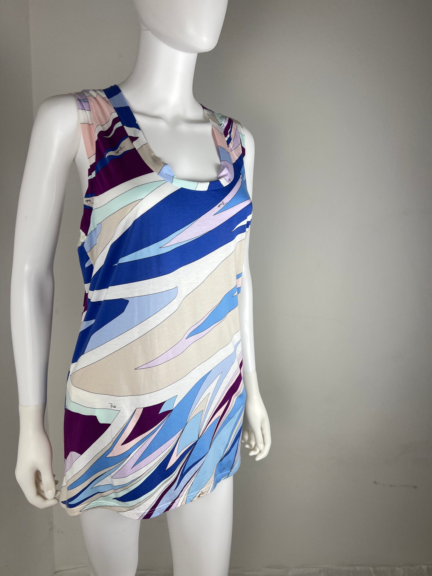 Emilio Pucci Printed Jersey Top / Mini Dress