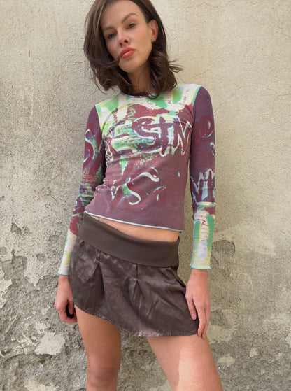 DOLCE & GABBANA
Spray Graphic Mesh Top
Early 2000s