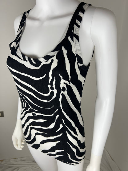 Dolce & Gabbana Beachwear Zebra Tank