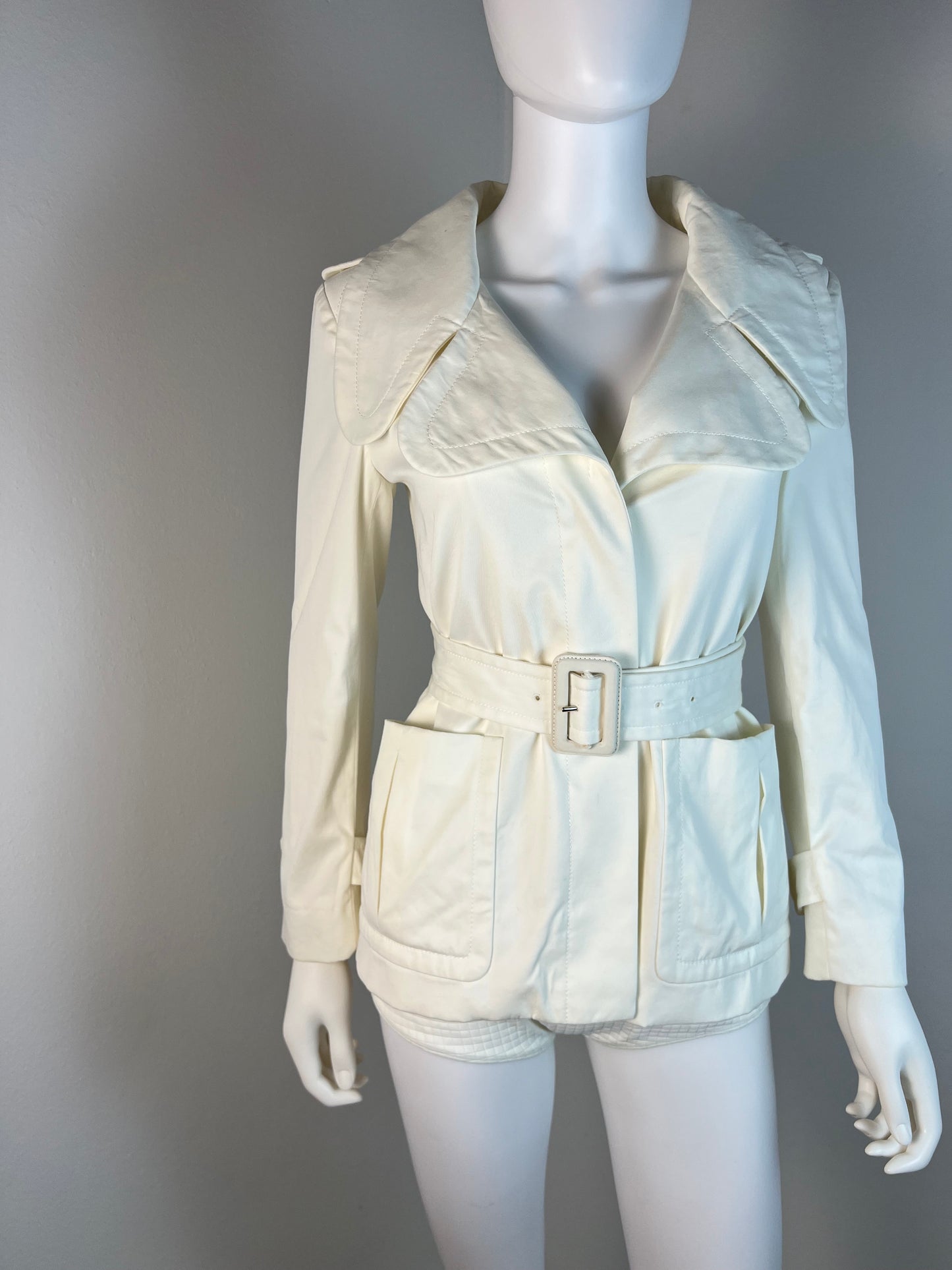Miu Miu Belted Cotton Jacket