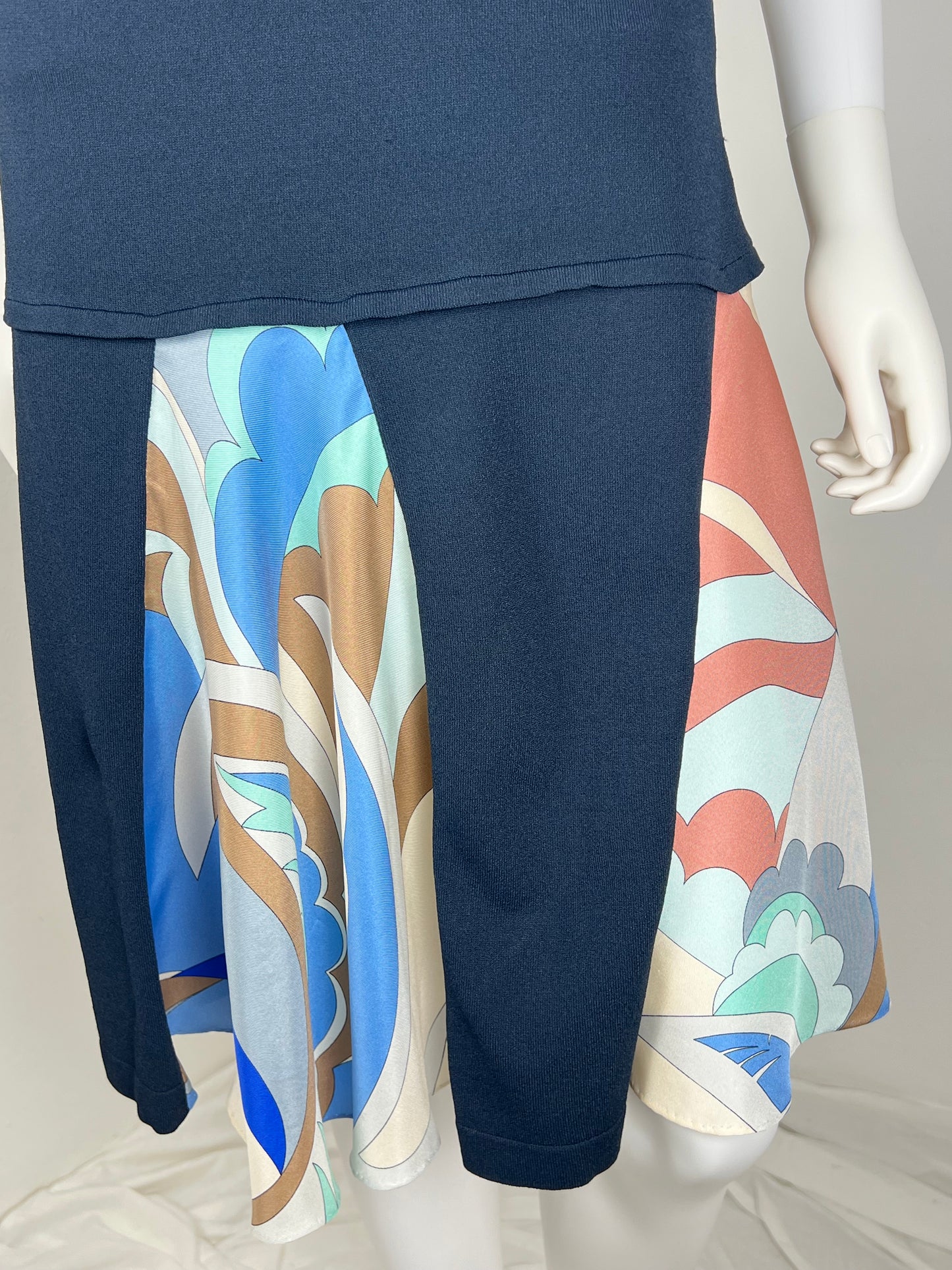 Emilio Pucci Panelled Silk Insert Dress