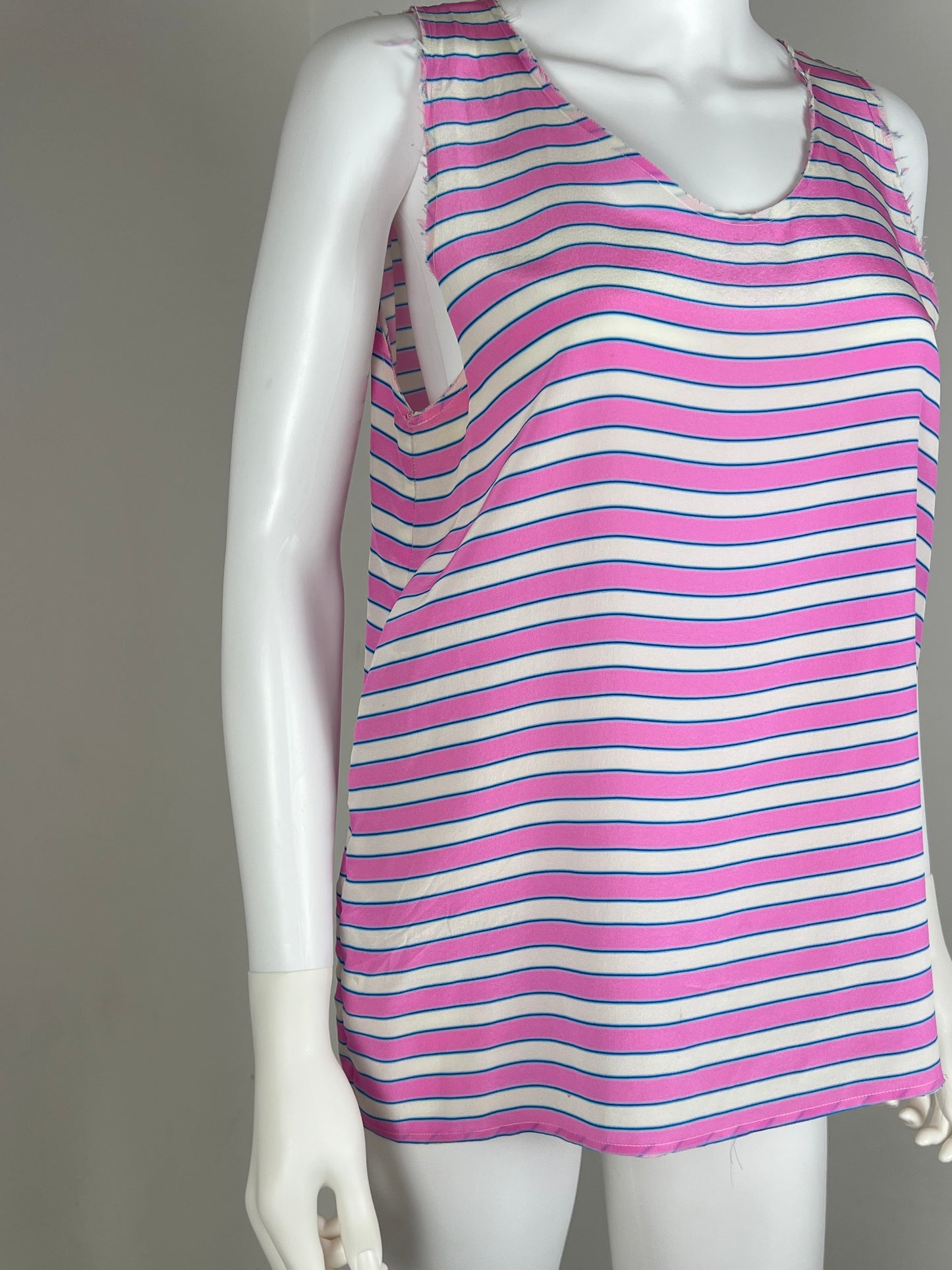 Miu Miu Silk Stripe Tank