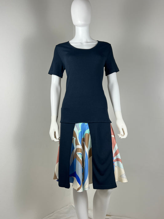 Emilio Pucci Panelled Silk Insert Dress