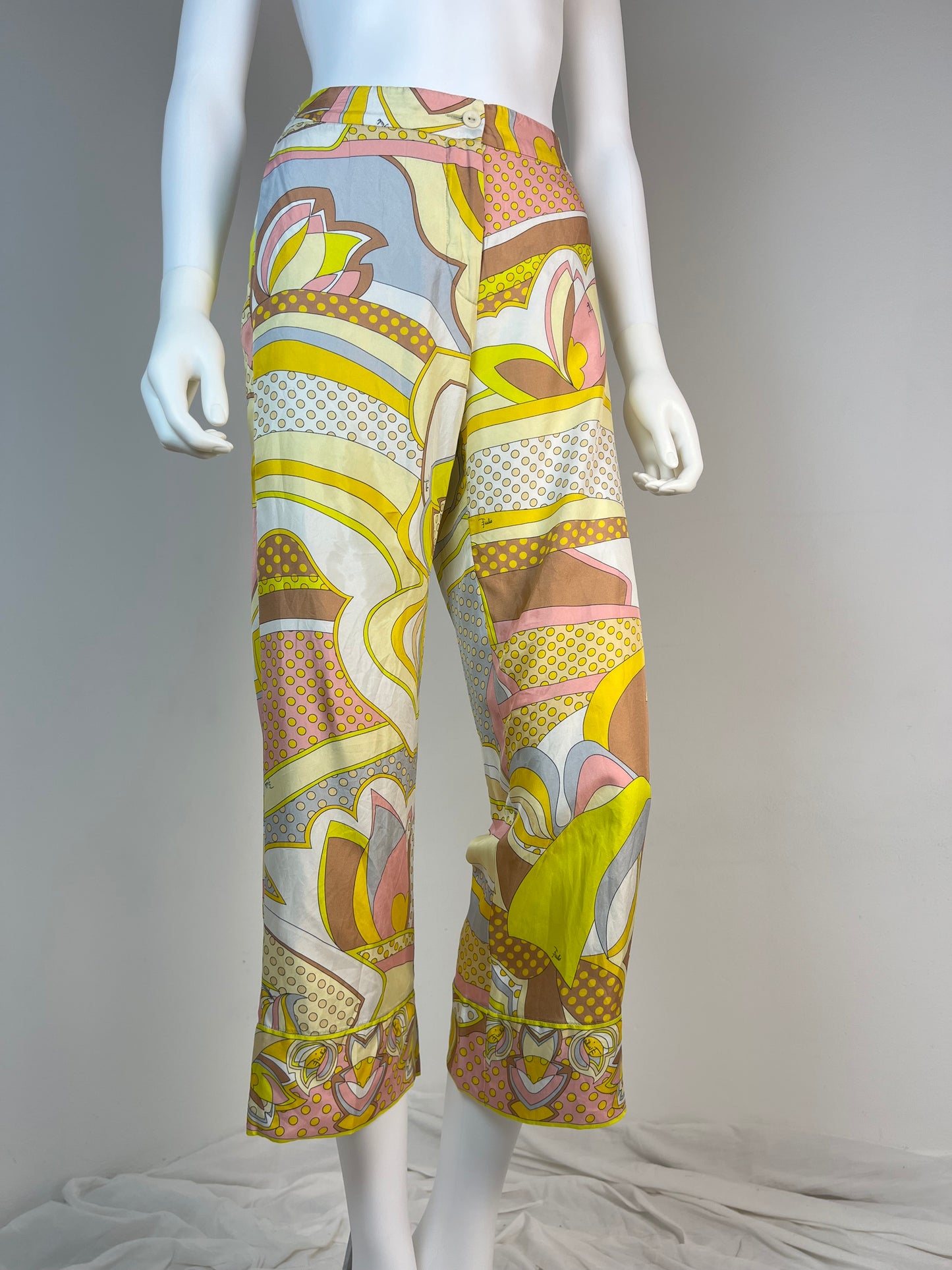 Emilio Pucci Silk Trousers