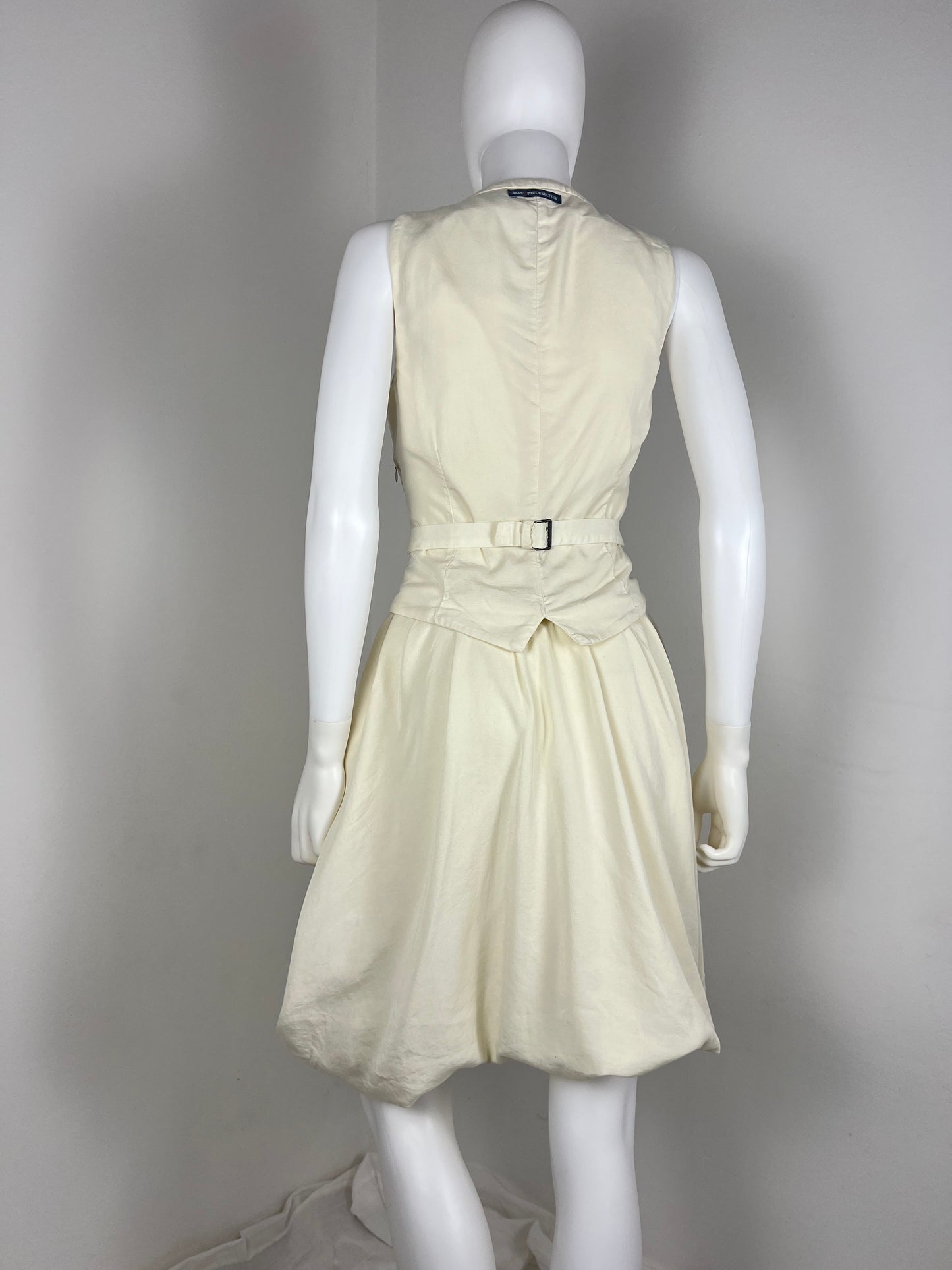 Jean Paul Gaultier Butter Bubble Dress IT 44