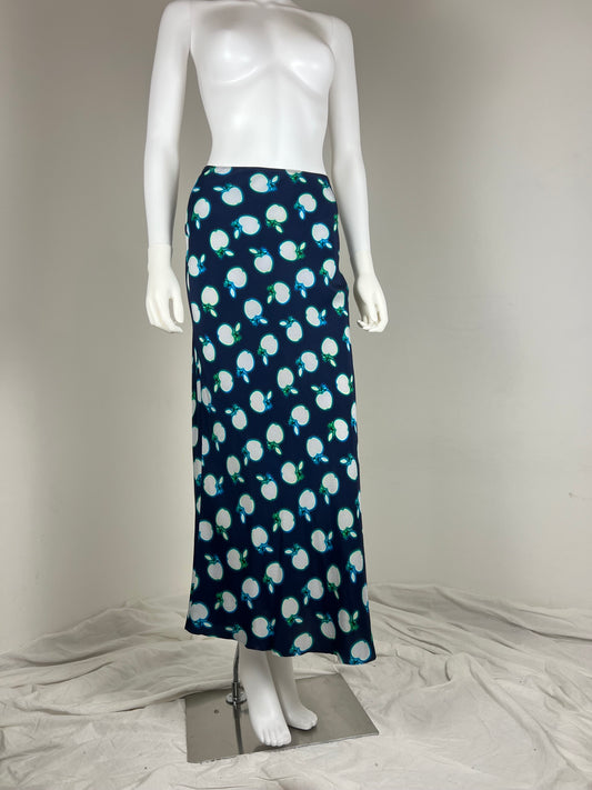 MIU MIU, circa 2010 – Silk Apple Print Skirt