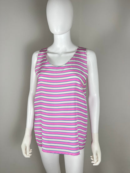 Miu Miu Silk Stripe Tank