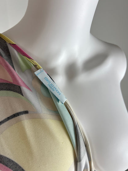 Emilio Pucci Silk Wrap Top