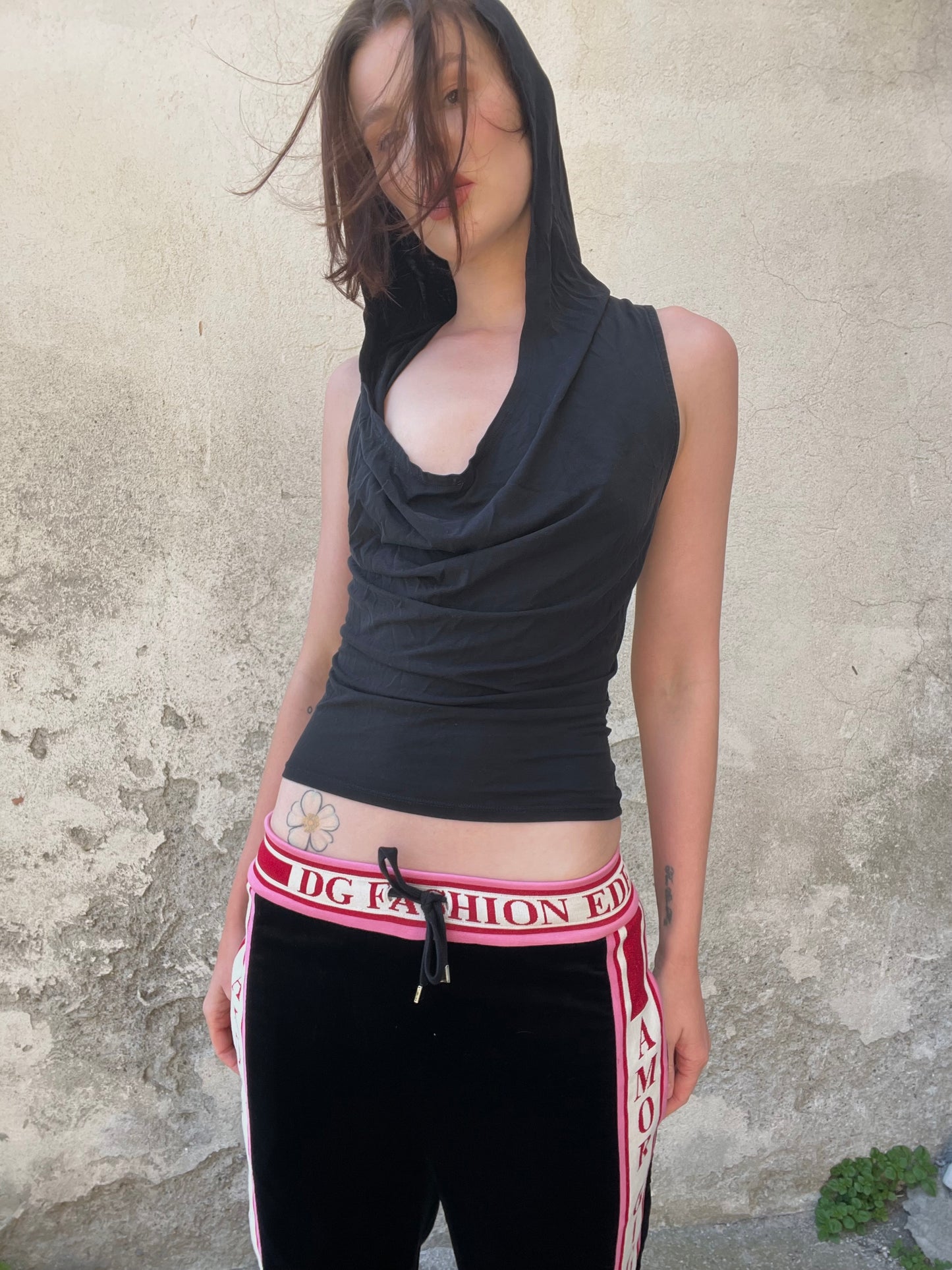 Dolce & Gabbana velvet track pants