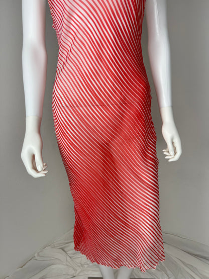 Nolita Diagonal Stripe Slip Dress