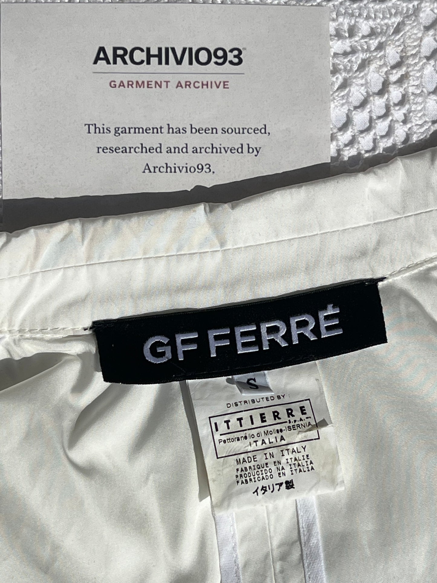 Gianfranco Ferré ‘Tout Va Bien’ Jacket – S
