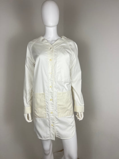 Balenciaga Paris ivory shirt dress