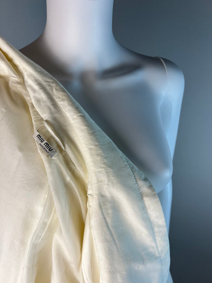 Miu Miu Belted Cotton Jacket