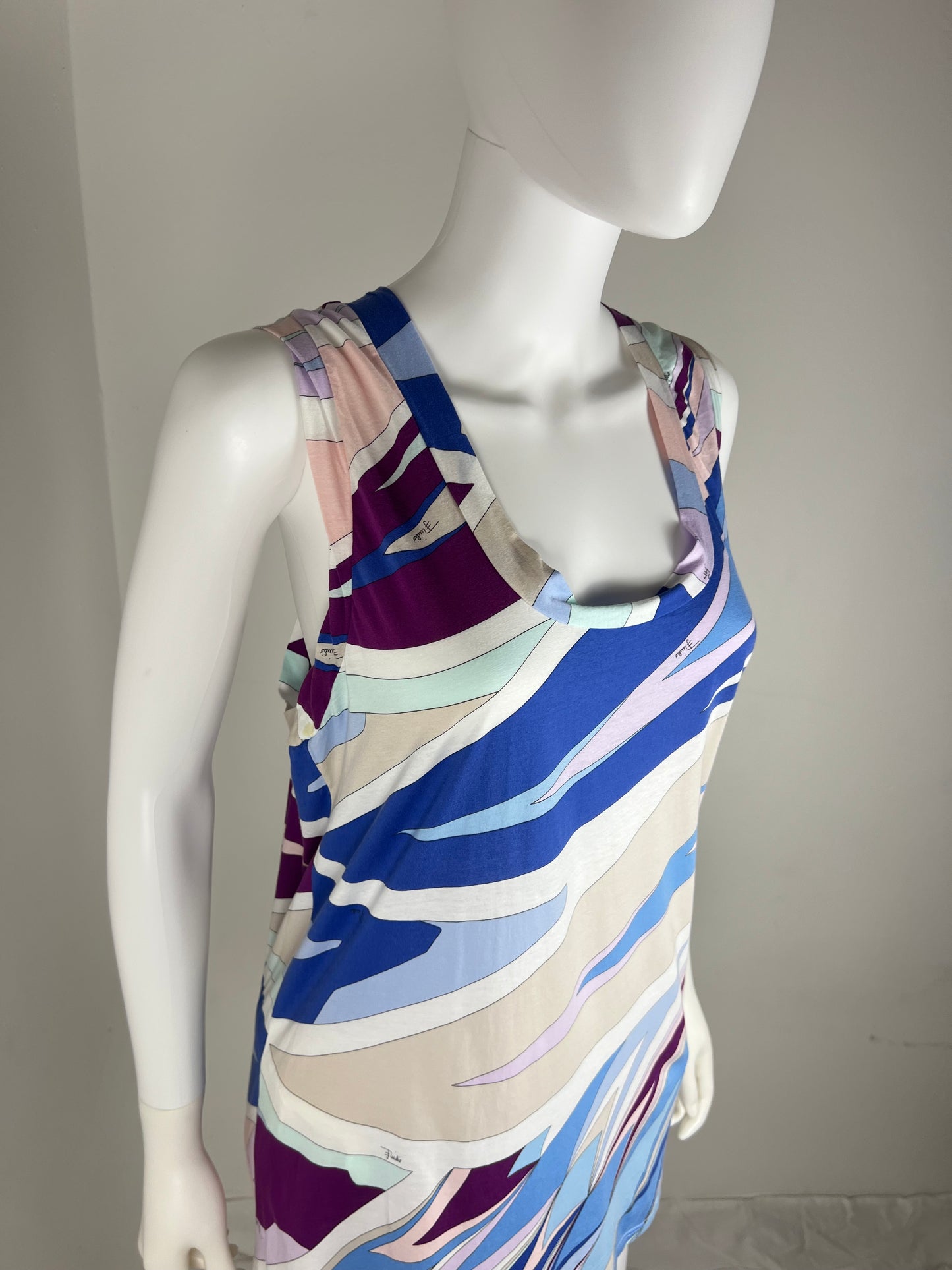 Emilio Pucci Printed Jersey Top / Mini Dress