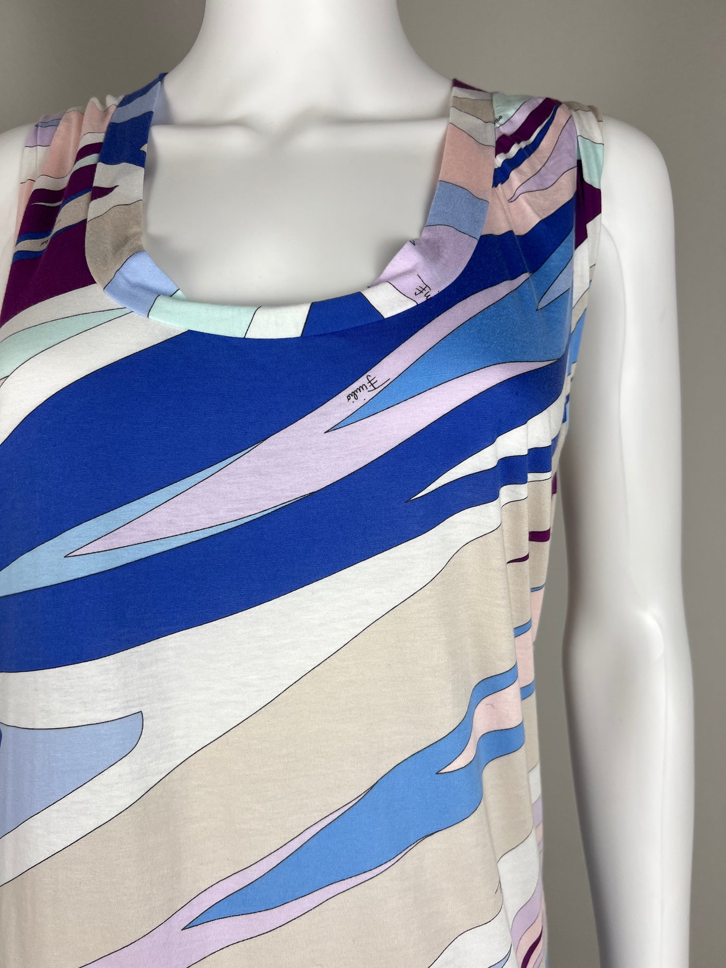 Emilio Pucci Printed Jersey Top / Mini Dress