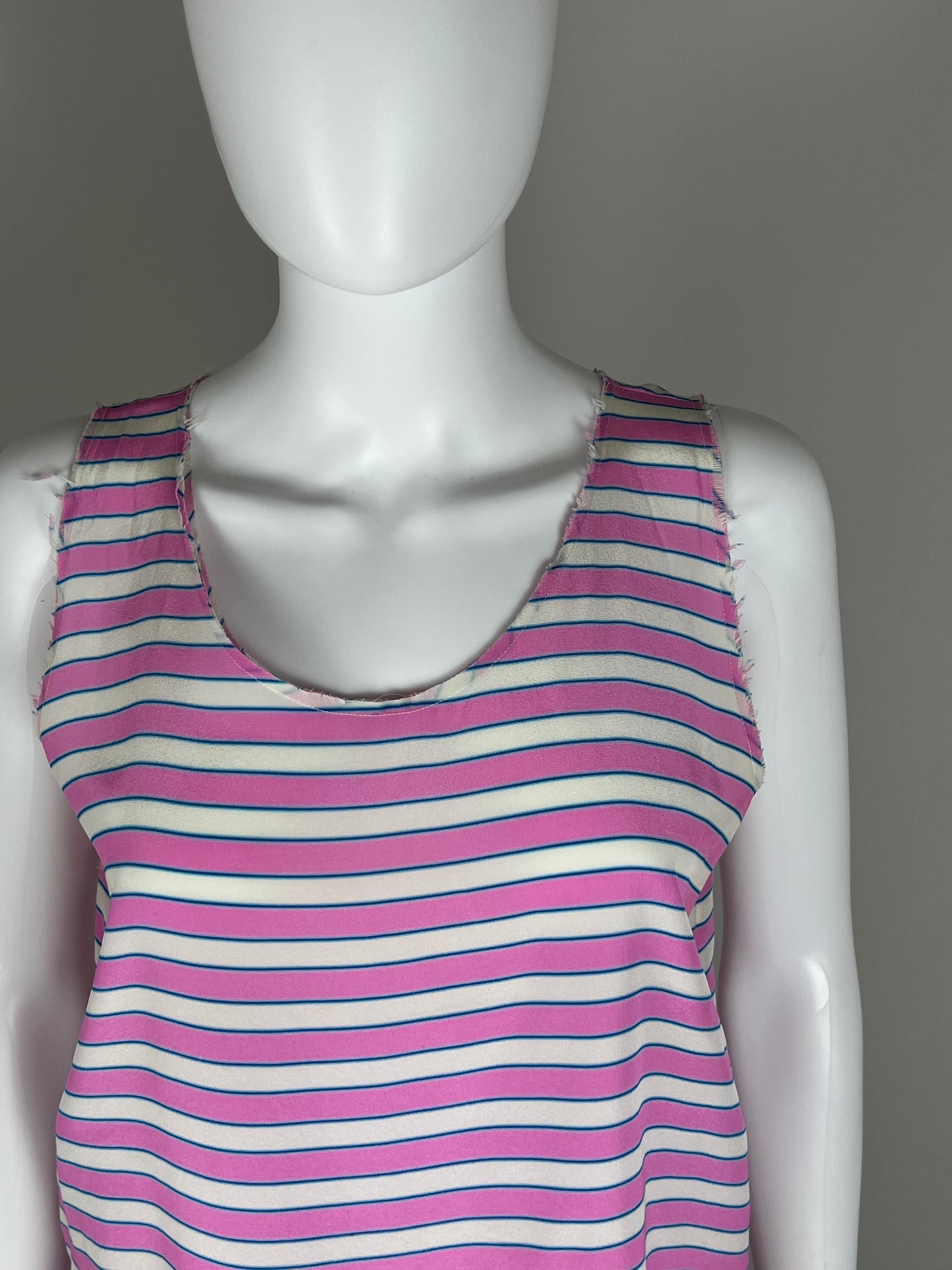 Miu Miu Silk Stripe Tank