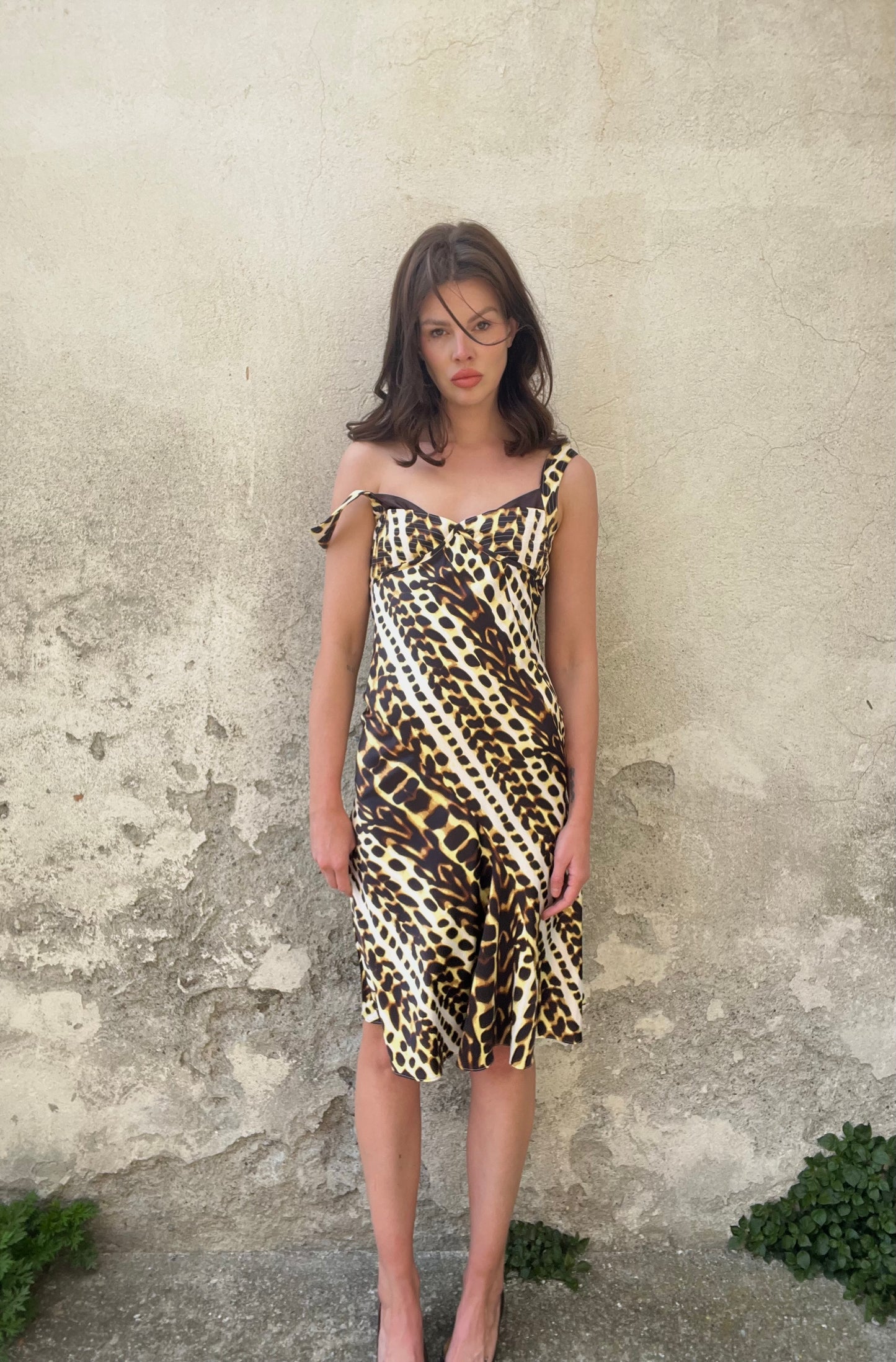 JUST CAVALLI
Animal Print Slip Dress