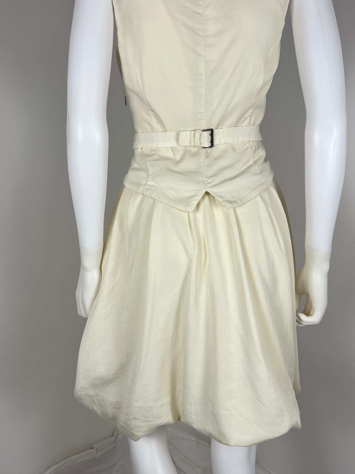 Jean Paul Gaultier Butter Bubble Dress IT 44