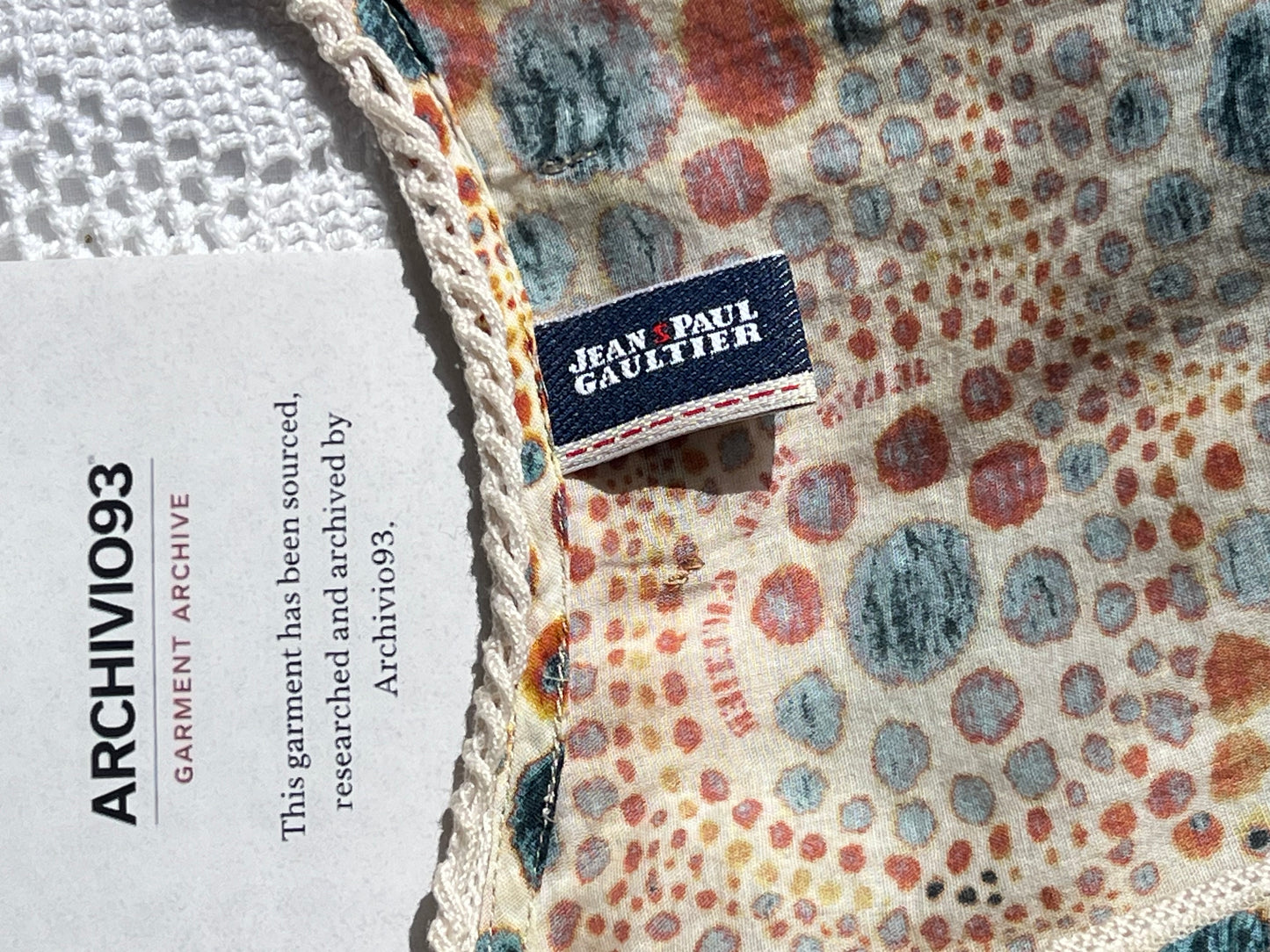 Jean Paul Gaultier Soleil Printed Wrap Dress