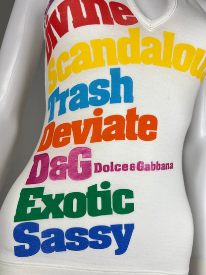 Dolce & Gabbana word-print tank