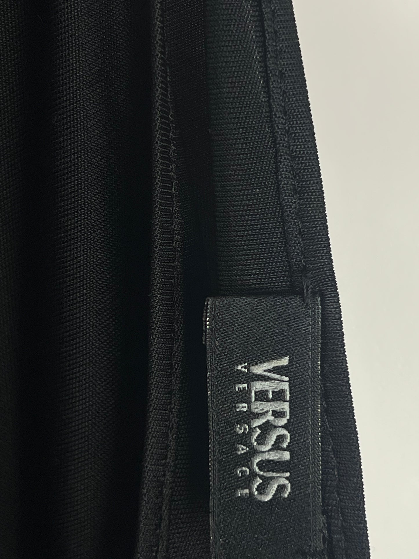 Versus Versace one-shoulder draped dress