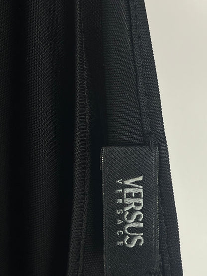 Versus Versace one-shoulder draped dress
