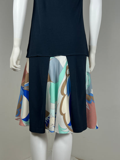 Emilio Pucci Panelled Silk Insert Dress