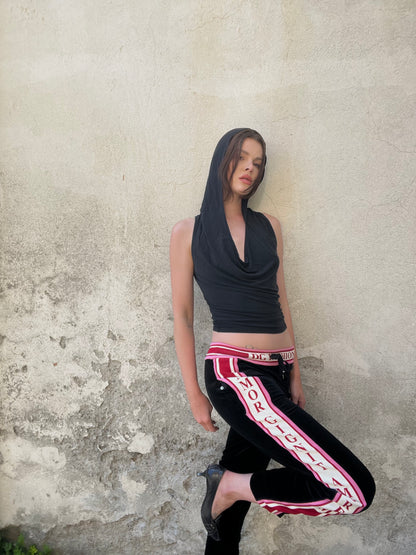Dolce & Gabbana velvet track pants
