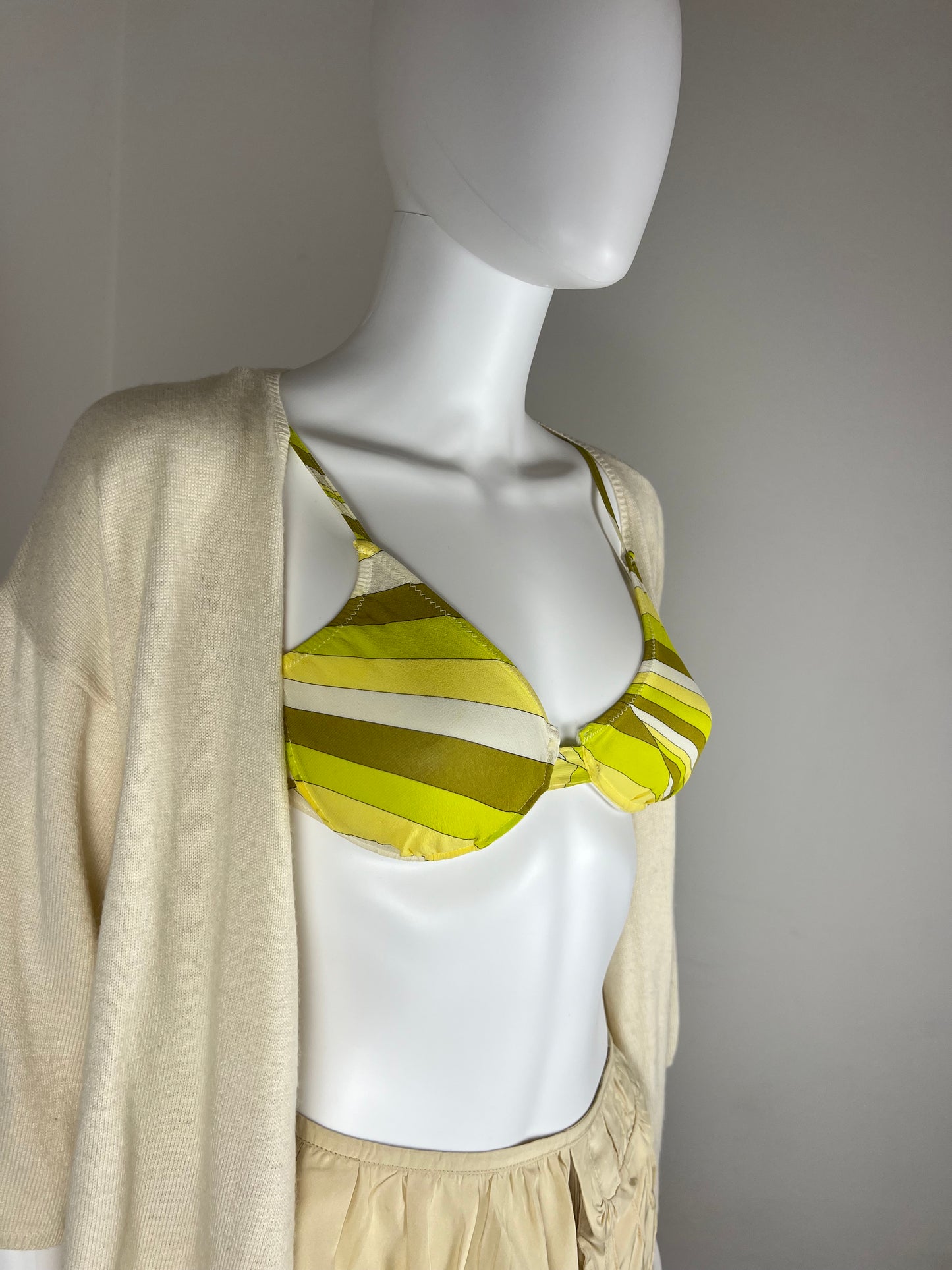 EMILIO PUCCI – Silk Stripe Bra Top
Circa 2005–2007