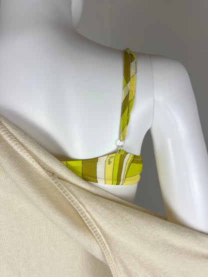EMILIO PUCCI – Silk Stripe Bra Top
Circa 2005–2007