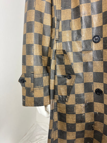 Fendi Checkerboard Trench Coat