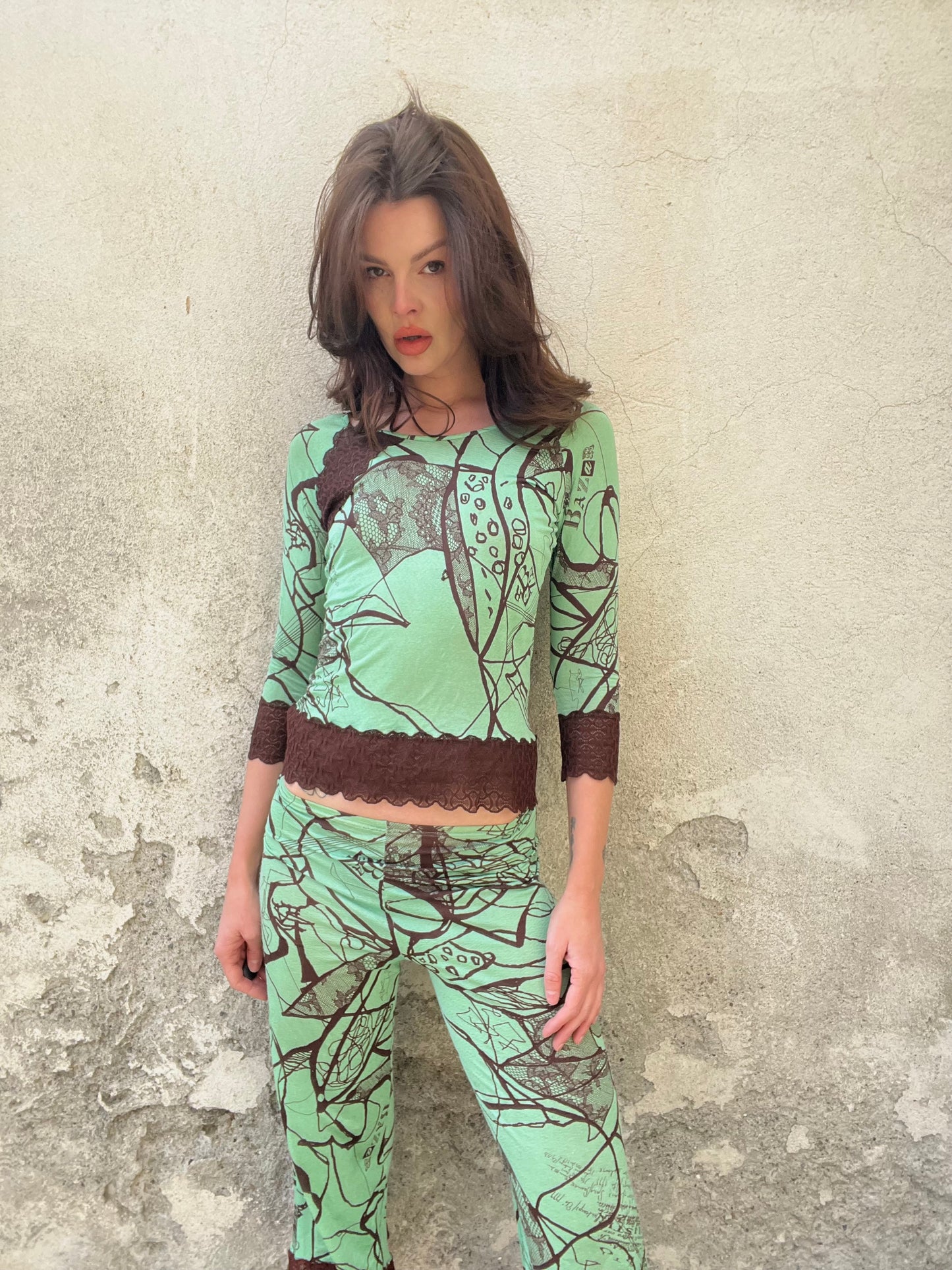 CHRISTIAN LACROIX – BAZAR
Printed Lace Trim Set
Spring/Summer 1999
