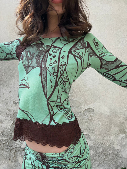 CHRISTIAN LACROIX – BAZAR
Printed Lace Trim Set
Spring/Summer 1999