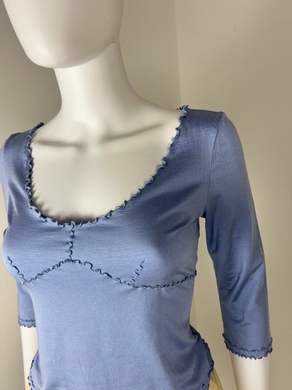 Prada 90% Silk Jersey Top