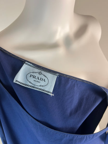 Prada Cotton Dress with Bow Straps