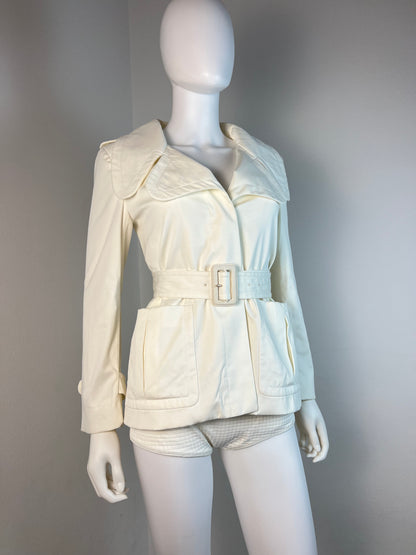 Miu Miu Belted Cotton Jacket