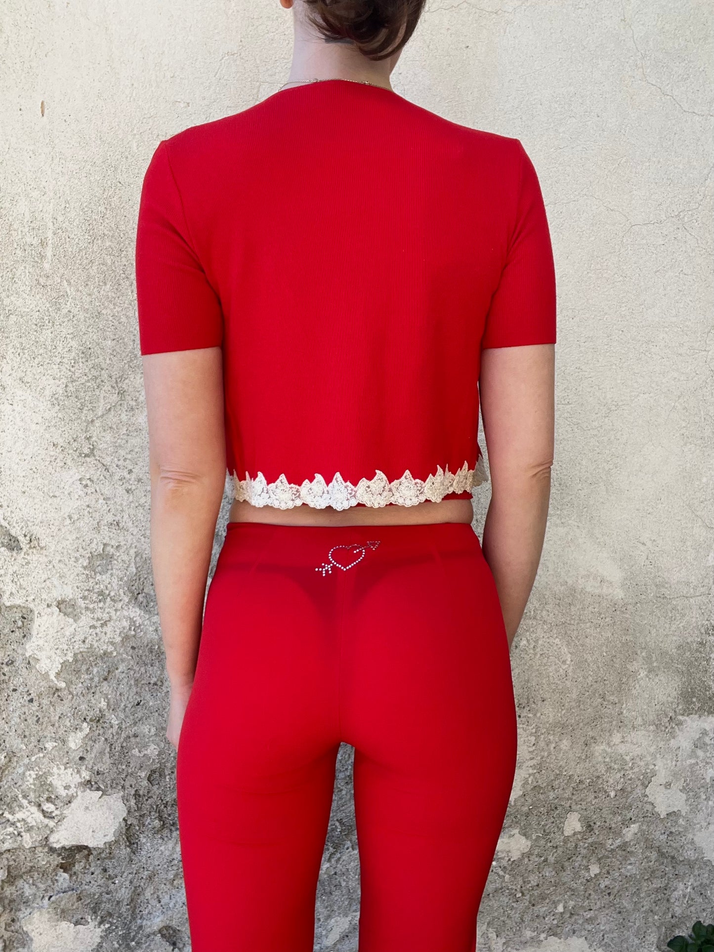 BLUMARINE SS00s RED 3-PIECE SET