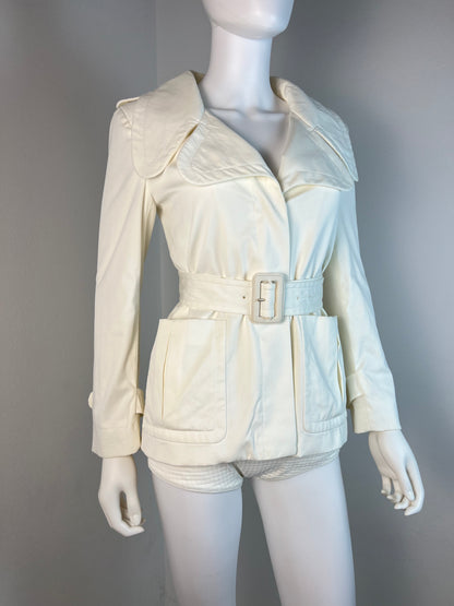 Miu Miu Belted Cotton Jacket