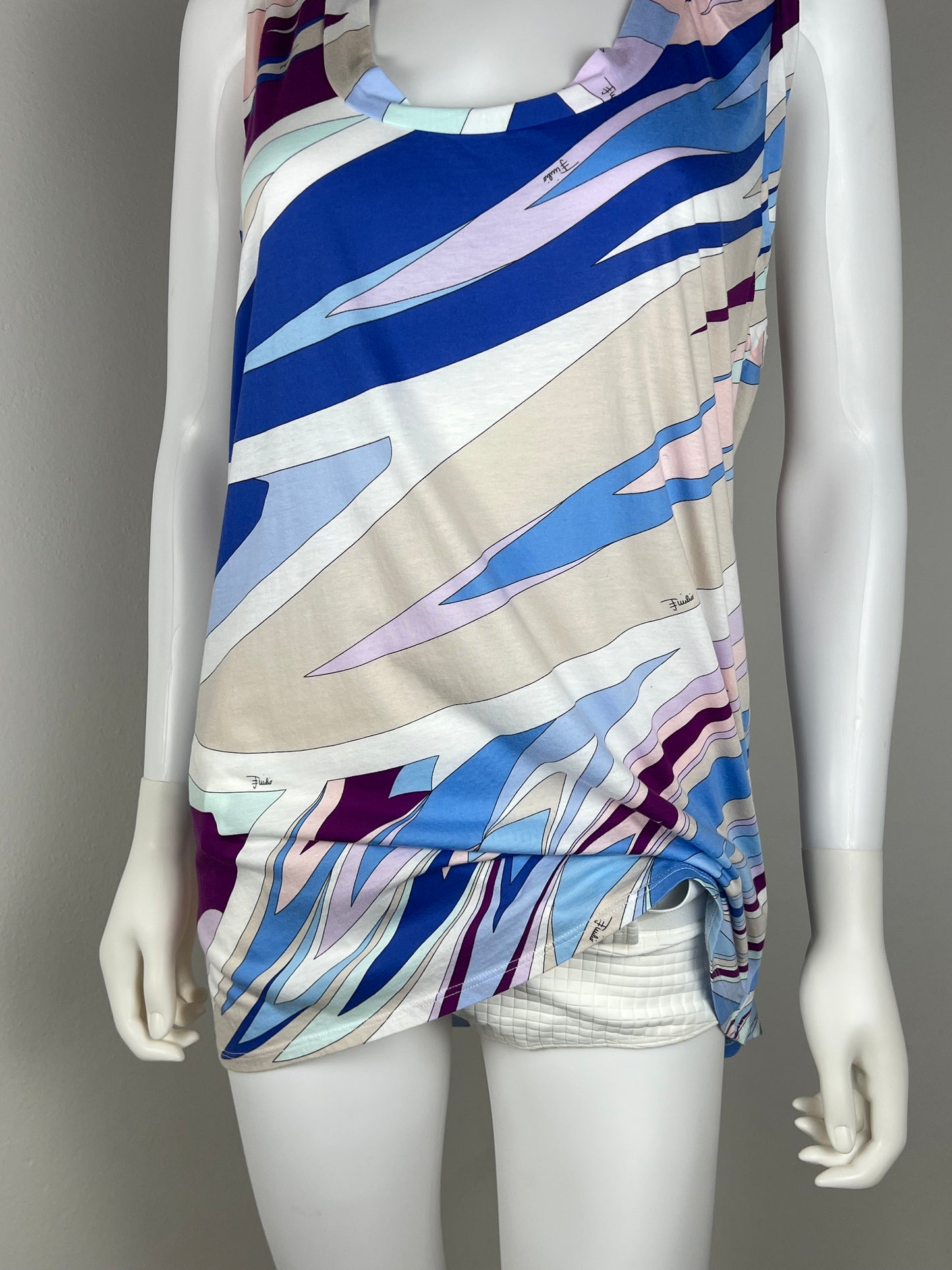 Emilio Pucci Printed Jersey Top / Mini Dress