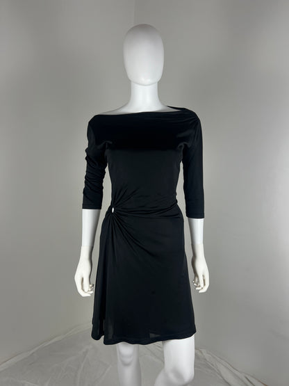 Versus Versace one-shoulder draped dress