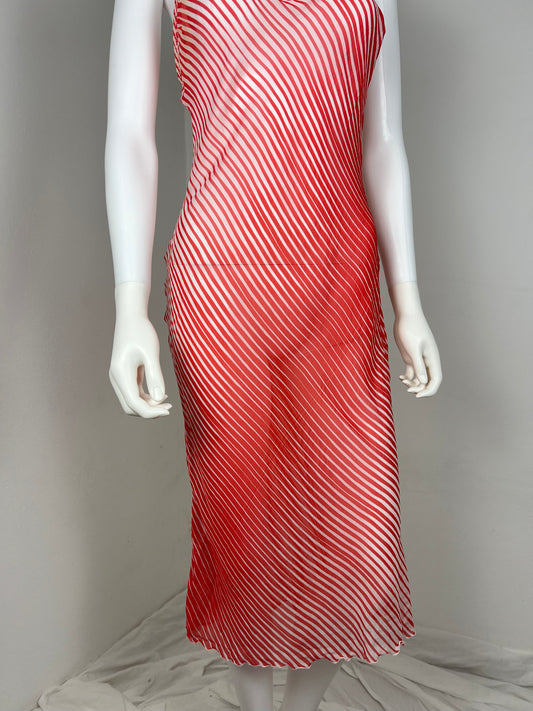 Nolita Diagonal Stripe Slip Dress