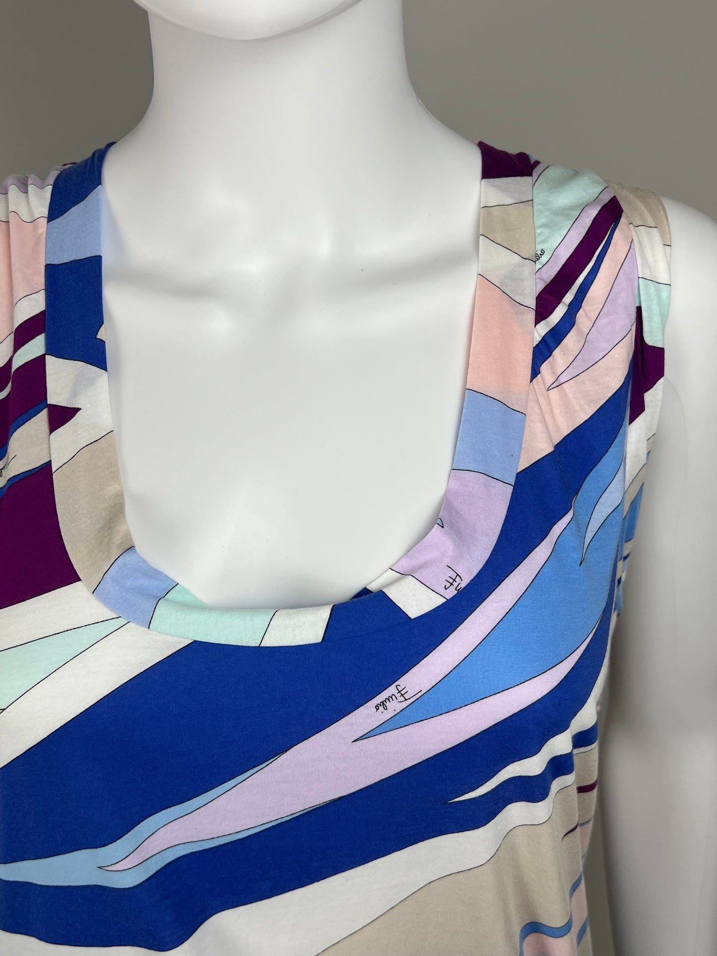 Emilio Pucci Printed Jersey Top / Mini Dress